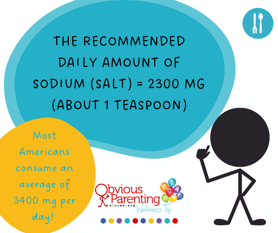 Nutritional Facts Label Watch for Sodium and Serving Size